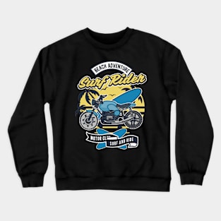 Surf Rider, Vintage Retro Classic Crewneck Sweatshirt